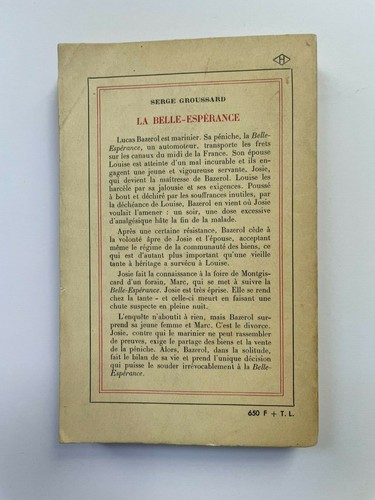 SERGE GROUSSARD 1958 La Belle Espérance ENVOI AUTEUR - Picture 5 of 5