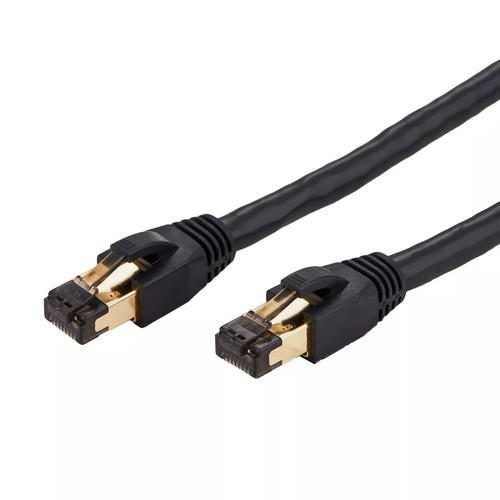 CAT8 Ethernet Cable Super Speed 40Gbps LAN 6ft 10ft 25ft 50ft 100ft Black White - Picture 5 of 10