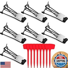 Qualirey 8 Pcs Outdoor Gopher Trap Easy to Set Mole Trap Weather Resistant Go