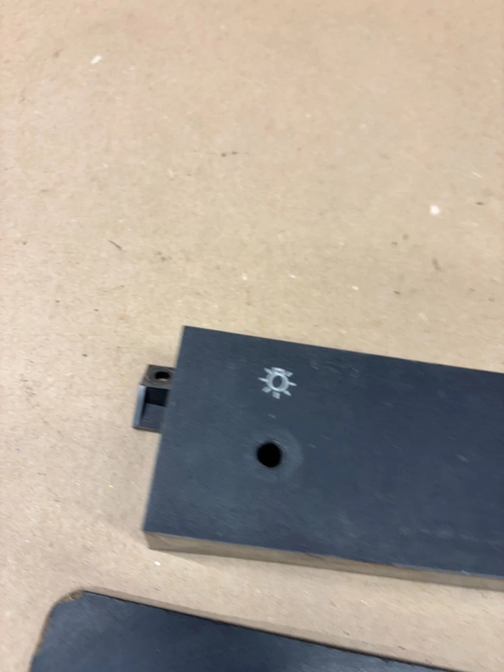 1987-1993 Dodge RAMCHARGER D150 D250 D350 DASH HEADLIGHT SWITCH COVER PANEL TRIM - Image 3 of 4