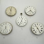 Other Pocket Watch Movements Repair Parts Lot Of 5 Silvana Paris Election Condor