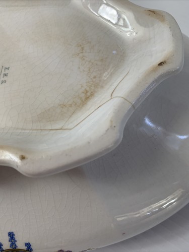 E.H.S.S.V China Round Vegetable Bowl With Lid - Picture 7 of 8