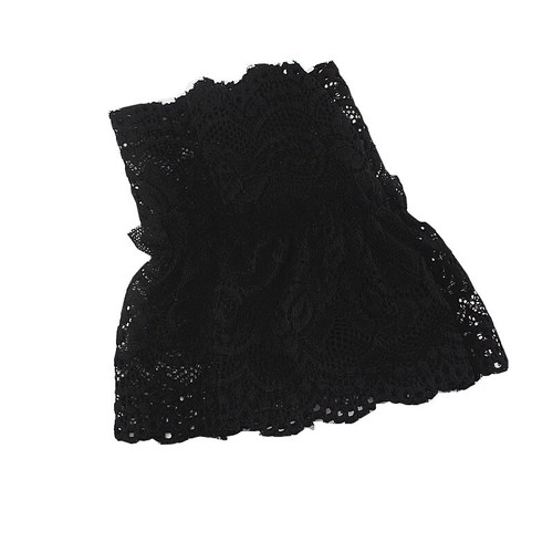 Womens Gothic Lace Stretch Wrist Cuff Bracelet Ruffled Detachable Fake Sleeve US - Picture 13 of 15