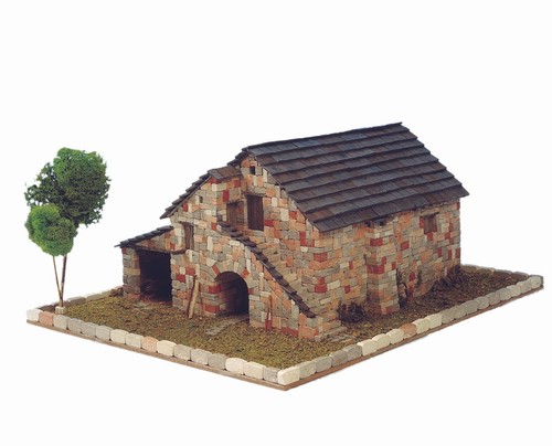 CUIT Ceramic Building Construction Kit, Rural House of Huesca (1:60) - Picture 1 of 5