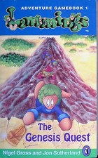 Lemmings Adventure Gamebook 1 - The Genesis Quest - 1./1. Edition - B+/B+/B+