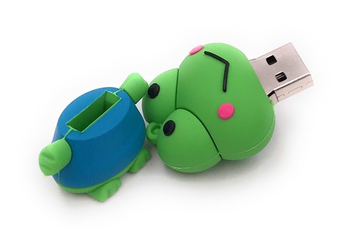 Frosch stehend PVC Funny USB Stick div Kapazitäten - Afbeelding 8 van 56