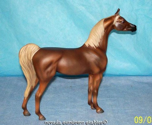 Lakeshore Porcelains Liver Chestnut Arabian Status Symbol - Picture 8 of 9