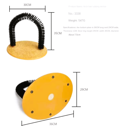 🧼 Cat Self-Grooming Arch & Massage Brush – Reduce Shedding & Hairballs! - Picture 2 of 8