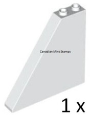 New Lego 1x White Slope 55 6 x 1 x 5 without Bottom Stud Holders 30249