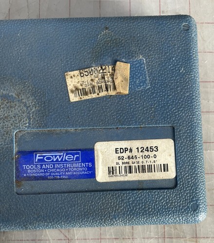 Juego de medidores de diámetro de esfera Fowler 52-646-100-0 con rango de medición de 0,7-1,5"" - Imagen 4 de 4