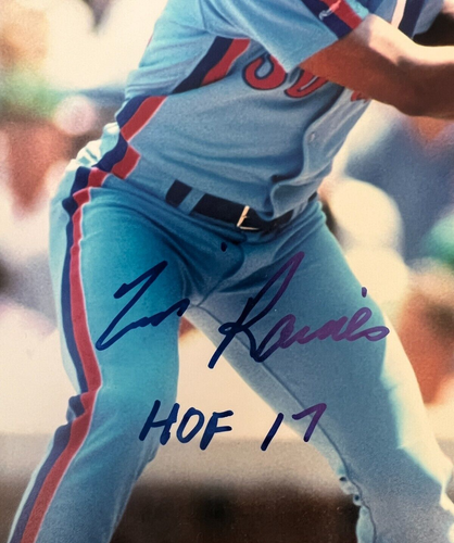 8x10 Photo signed by Tim Rains w/ HOF JSA - Picture 2 of 2