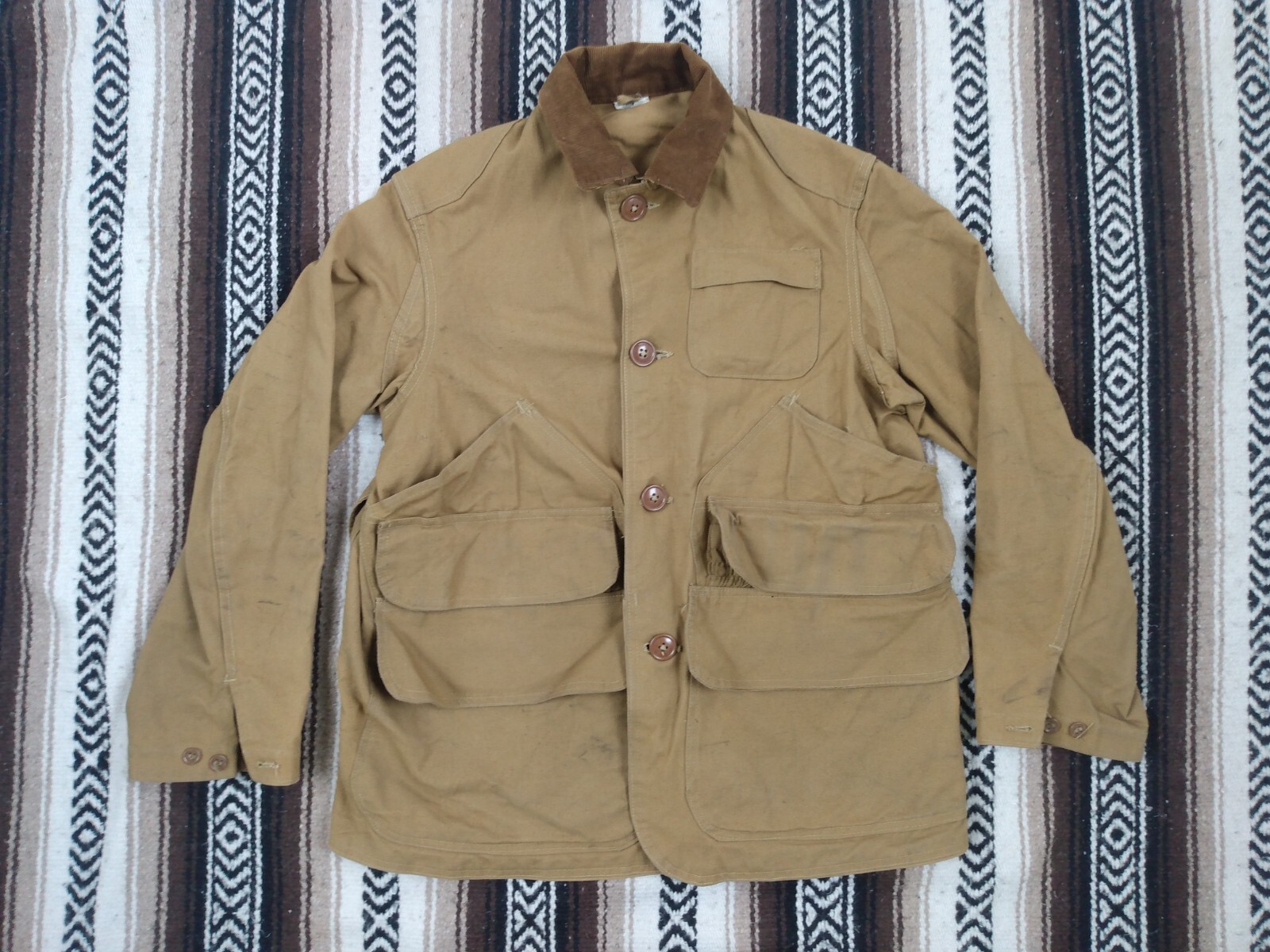 40s/50s Hunting Jacket Fieldmaster Sears Roebuck sz 40 Upland