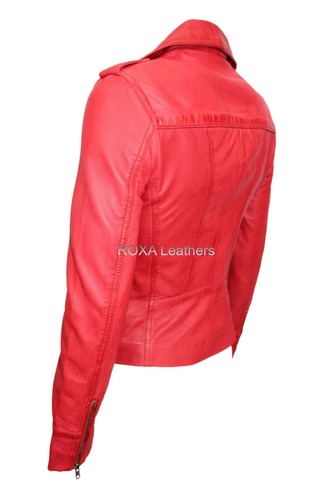 Latest HOT Women's Casual Genuine Sheepskin Pure Leather Jacket Multi Color Coat - Bild 32 von 42
