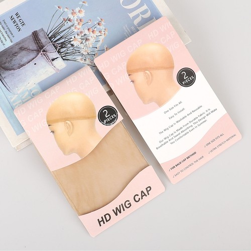 Unisex Perücke Netzkappe Kaffee und helle Nude Farben 4 Stück Perückenzubehör Mesh Perückenkappe - Bild 13 von 13