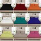 Extra Deep 25 cm Full Fitted Sheet Double Bed Sheets Single King Super King Size