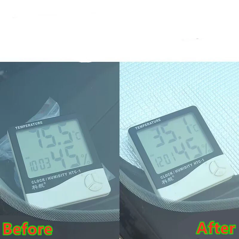 Parasol interior privacidad gruesa ventana lateral 6 piezas para Subaru Forester 2014-2018 Foto 4 de 4