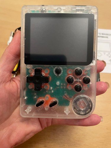 Nueva consola portátil para niños sistema de juego digital jugador 3” ancho LCD 400+ juegos - Imagen 6 de 8