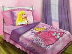 BRAND NEW OFFICIAL DISNEY PRINCESS AURORA 4 PIECES TWIN BED COMFORTER SET