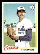 1978 Topps Steve Rogers #425 - Montreal Expos
