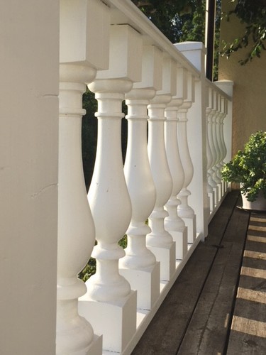 gedrechselte Pfosten von 33 bis 250cm für Treppe, Balkon, Veranda, Tisch & Stuhl - Bild 7 von 78