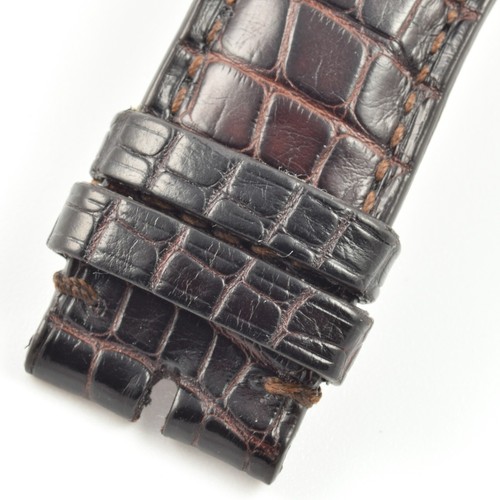 Genuine IWC Portofino Chronograph Brown Alligator Leather Watch Strap 20mm–18mm - Picture 8 of 15