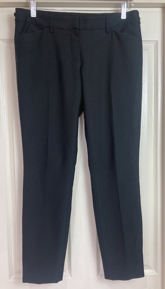 Size 12 Witchery Black Pants Trousers Ankle Crop Office Corporate 