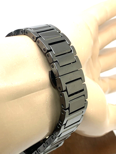 Reloj Hombre Bulova 98A291 Millennia Automático Esqueleto Dorado Esfera Negra Cerámica - Imagen 9 de 13