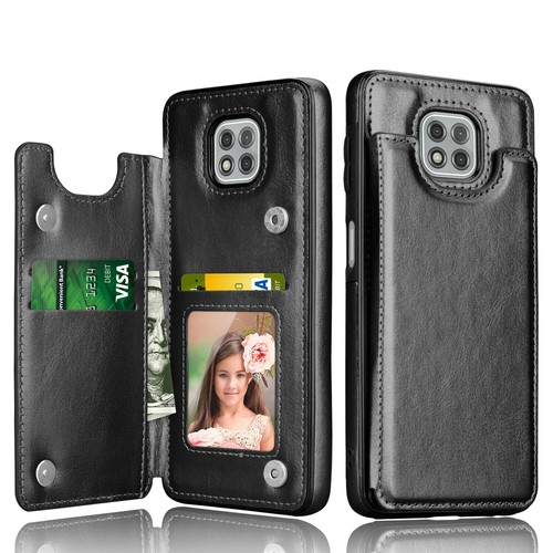 For Motorola Moto G Power/G Play/G Stylus 2021 Case Leather Wallet Card Stand - Zdjęcie 12 z 29
