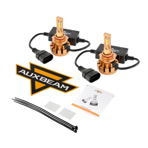 AUXBEAM CANBUS LED Headlight High+Low 4 Bulbs Kit 6000K For Kia Forte 2017-2018 - Foto 12 di 12