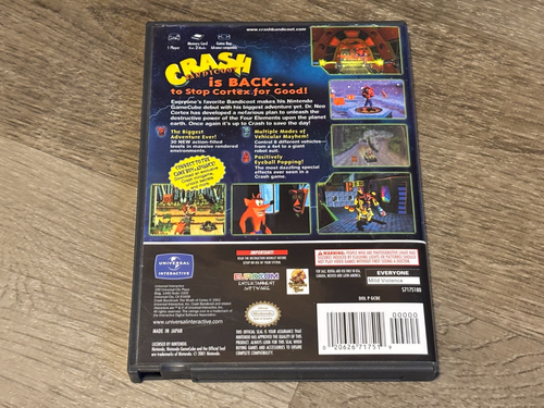 Crash Bandicoot The Wrath of Cortex Nintendo Gamecube Completo Excelente Estado - Imagen 6 de 7