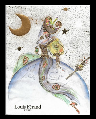 Carte de Voeux LOUIS FERAUD grand format - Année 2000 - Imagen 1 de 3