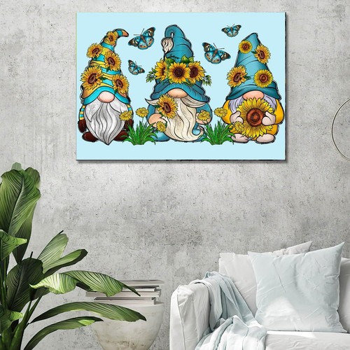 Gnome Diamond Art Painting Kits for Adults, Full Drill Gnome Diamond dwarf - Picture 7 of 7