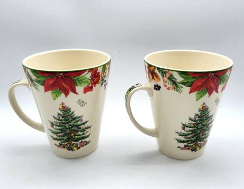 Spode Christmas Tree 2020 Annual Mugs Limited Edition  Set of 2 - Picture 3 of 7