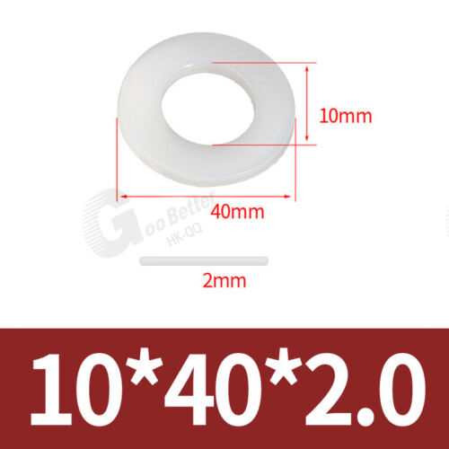 Unterlegscheiben DIN 125 Kunststoff Polyamid PVC M2 - M24 Beilagescheibe ISO7089 - Bild 90 von 121