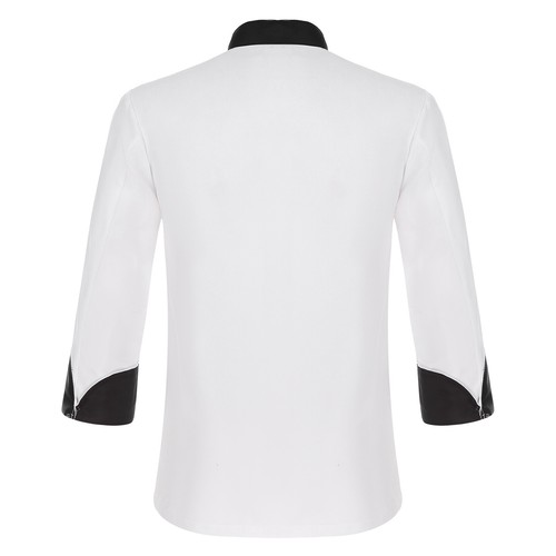 Men Women Buttons Chef Coats Jacket Hotel Kitchen Restaurant Cook Uniforms - Picture 7 of 86