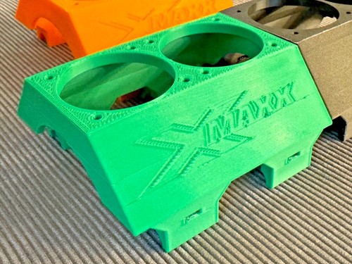For X Maxx Xmaxx Twin Cooling Fan Mount Dual 40MM Fans Compatible with Traxxas - Picture 4 of 7