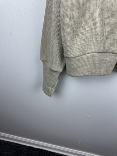 Vintage Tan Beige Golf Cardigan Mens Size Large USA Made Cypress Links - Picture 4 of 4