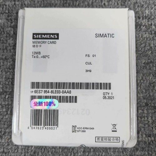 New SIEMENS 12MB Memory Card 6ES7954-8LE03-0AA0 6ES7954-8LE03-0AA0 FAST SHIP - Picture 1 of 4