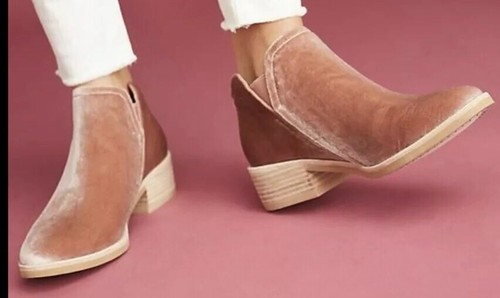 Stivaletti bassi donna Dolce Vita in velluto rosa nuovi taglia 6,5 - Foto 4 di 4