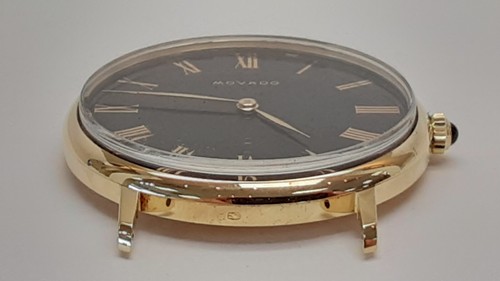 Mens Estate Piece 14K Yellow Gold Movado Museum Original Zenith Swiss Nice Watch - Picture 21 of 22