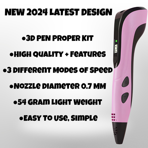 High Precision 3D Printing Pen with LCD Display and Adjustable Speed for Adults - Picture 13 of 18