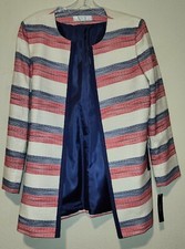 Tahari Arthur S Levine Open Front Blazer Size 12 NWT 149.00 Retail