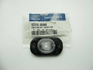 Genuine Hyundai 92510-3A000 License Lamp Lens Housing Assembly