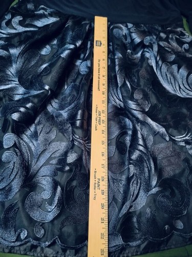 Boss Lady/R&M Richards dunkelblau Illusion Blumen Damen formelles U-Form Kleid 18W - Bild 8 von 8