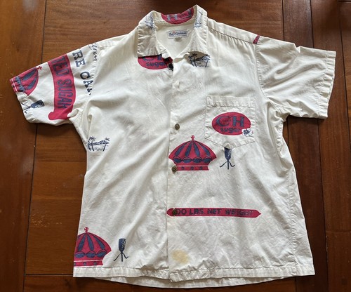 Vintage 1960s Duke Kahanamoku C and H Sugar Sack Hawaiian Aloha Shirt L Kahala - Picture 20 of 22