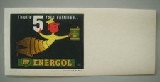 BUVARD BP ENERGOL, l'huile 5 fois raffinée - environ 1955