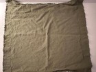 Piu Belle olive green linen cotton EURO sham 26 x 26
