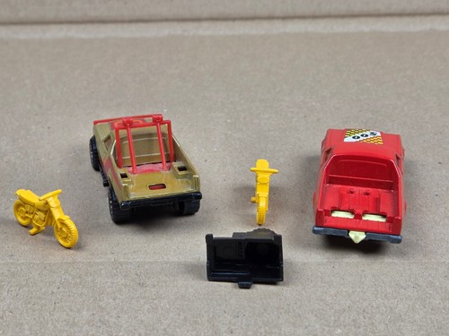 2x Matchbox Superfast Holden MB60 Pickup Rojo MB58 Holden Ruff Trek Gold Carga - Imagen 18 de 20