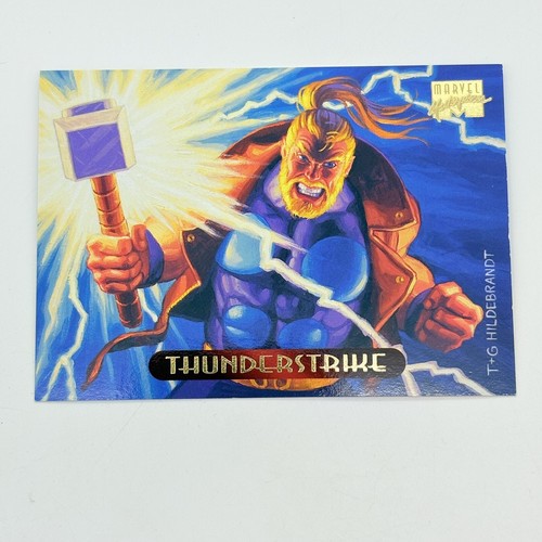 Thunderstrike #125 Marvel Masterpieces Series 3 - 1994 Superhero Trading Card - Bild 1 von 5