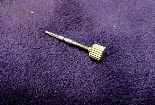 New Old Stock ELGIN 542-543-546 14 Size (10s) Stem & OEM Gold Filled Crown - Picture 2 of 3